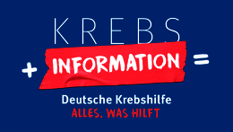 Krebs + Information = Deutsche Krebshilfe – Alles, was hilft.